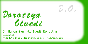 dorottya olvedi business card